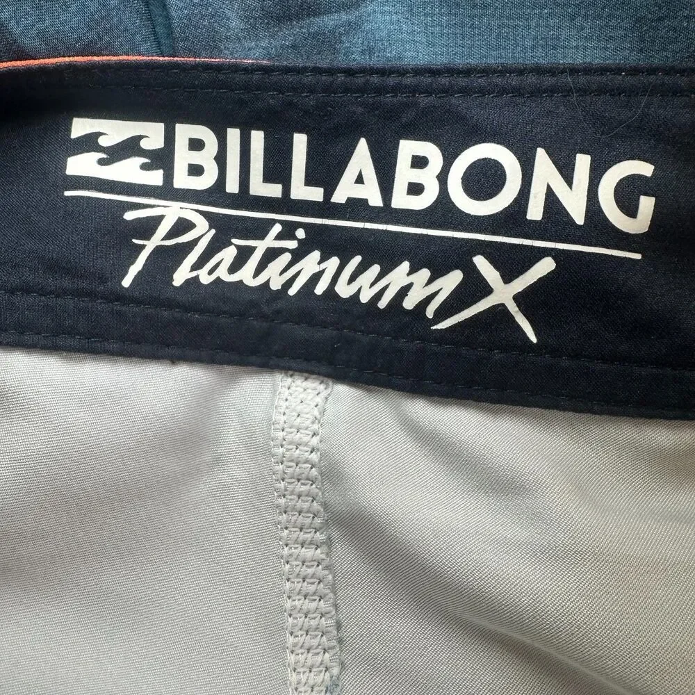 Billabong Recycler Platinum X Board Shorts Men's Size 29 Blue Surf Swim Trunks